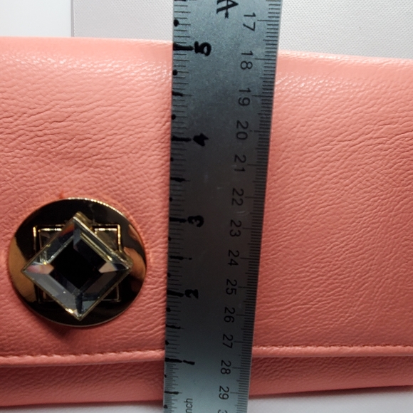 Vintage Gunne Sax Pink Leather Clutch - Picture 10 of 10